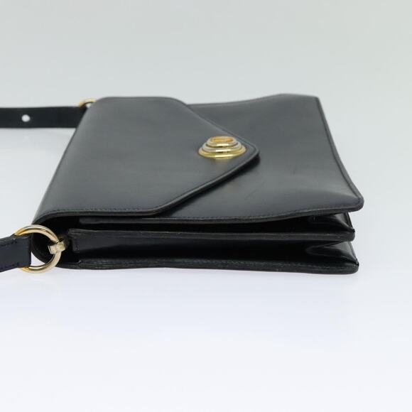 DIOR Shoulder Bag Leather Black Gold - Picture 4 of 12